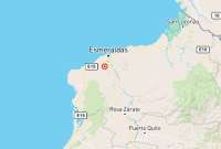 En Esmeraldas se registró un sismo de 4,6 de magnitud. 