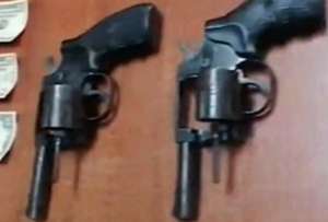 Dos armas de fuego fueron capturadas por la Policía Nacional, tras frustrar un asalto en La Florida.