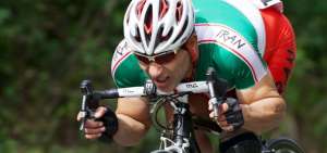 Bahman Golbarnezhad, ciclista iran&iacute; fallecido durante la competenca de ciclismo.