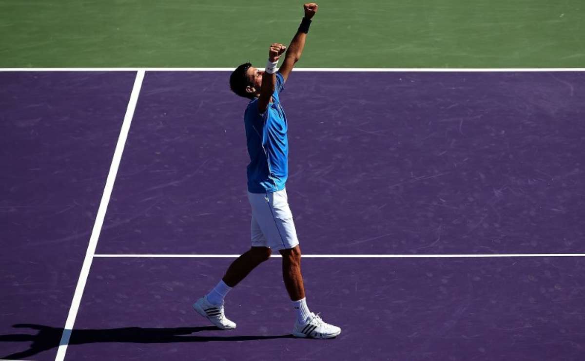 Djokovic se convirti&oacute; en el und&eacute;cimo jugador con 51 t&iacute;tulos en su carrera. Foto: Agencia AFP