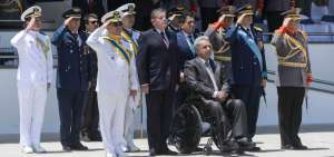El Mandatario durante la ceremonia de la FAE recalc&oacute; el apoyo a las Fuerzas Armadas a las que se asign&oacute; un presupuesto de $ 1.300 millones.
