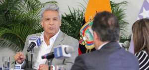 El presidente Moreno lament&oacute; la &ldquo;construcci&oacute;n de tramas&rdquo; para el ocultamiento de casos de corrupci&oacute;n durante los 10 a&ntilde;os de gobierno del corre&iacute;smo. 