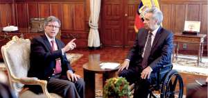 Por alrededor de  30 minutos, el director de Human Rights Watch, Jos&eacute; Vivanco, y el presidente Len&iacute;n Moreno mantuvieron un encuentro reservado.