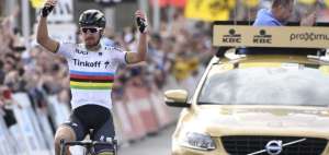 El campe&oacute;n del mundo Sagan gana la 100&ordf; edici&oacute;n de la Vuelta a Flandes
