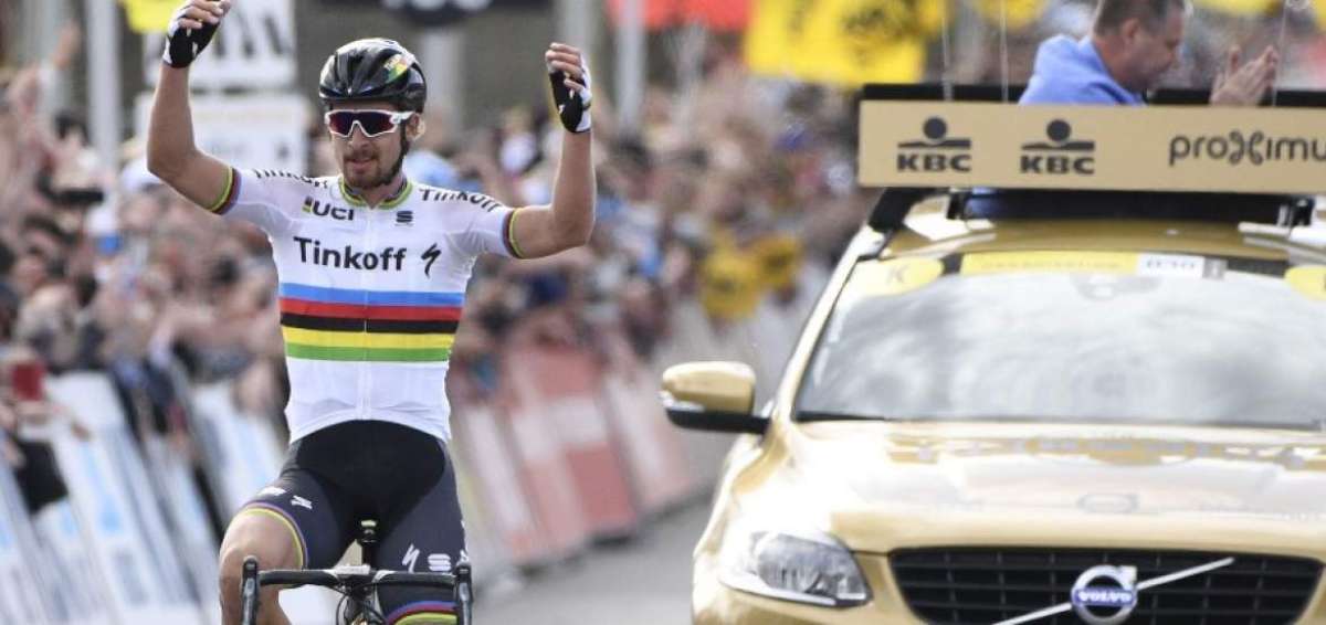 El campe&oacute;n del mundo Sagan gana la 100&ordf; edici&oacute;n de la Vuelta a Flandes