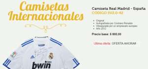 Gobierno ecuatoriano subasta camisetas autografiadas por estrellas del f&uacute;tbol