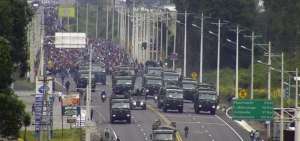 El caos reina en Quito