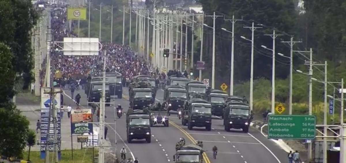 El caos reina en Quito