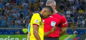 Quintero golpe&oacute; a Lodeiro y fue expulsado.
