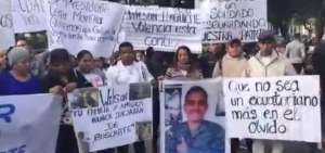 El 5 de julio, los familiares del soldado realizaron un plant&oacute;n para pedir que no cese su b&uacute;squeda.
