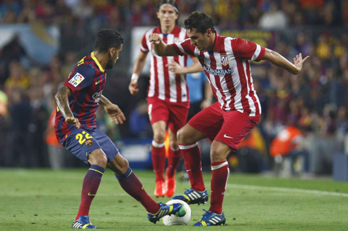 Koke (d.) es uno de los titulares indiscutibles en el Atl&eacute;tico Madrid. Foto: Archivo