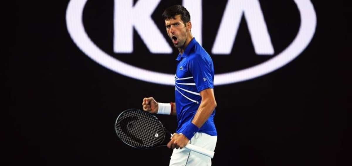 Djokovic apabulla a Pouille y se ver&aacute; en la final de Australia con Nadal