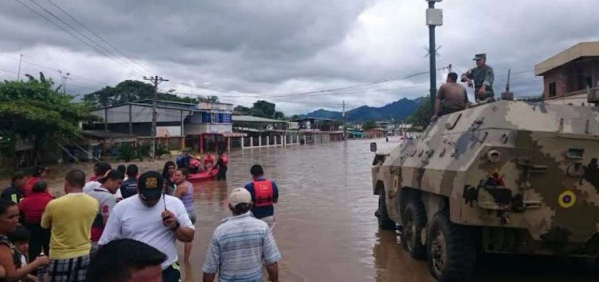 Varias parroquias rurales resultaron afectadas por las lluvias.
