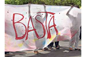 Cada a&ntilde;o varias organizaciones realizan plantones por la violencia contra la mujer. Foto: Carina Acosta / El Tel&eacute;grafo