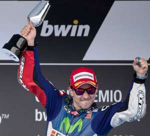 Lorenzo fue el m&aacute;s r&aacute;pido durante todo el fin de semana en una pista en la que ya hab&iacute;a ganado en cuatro ocasiones. Foto: Agencia AFP