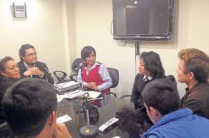 Durante el programa Hablemos en Familia se expusieron los objetivos de la campa&ntilde;a. Foto: Jos&eacute; Miguel Castillo.