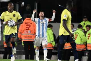 Lionel Messi jugó, ante Ecuador, su noveno partido en 32 días