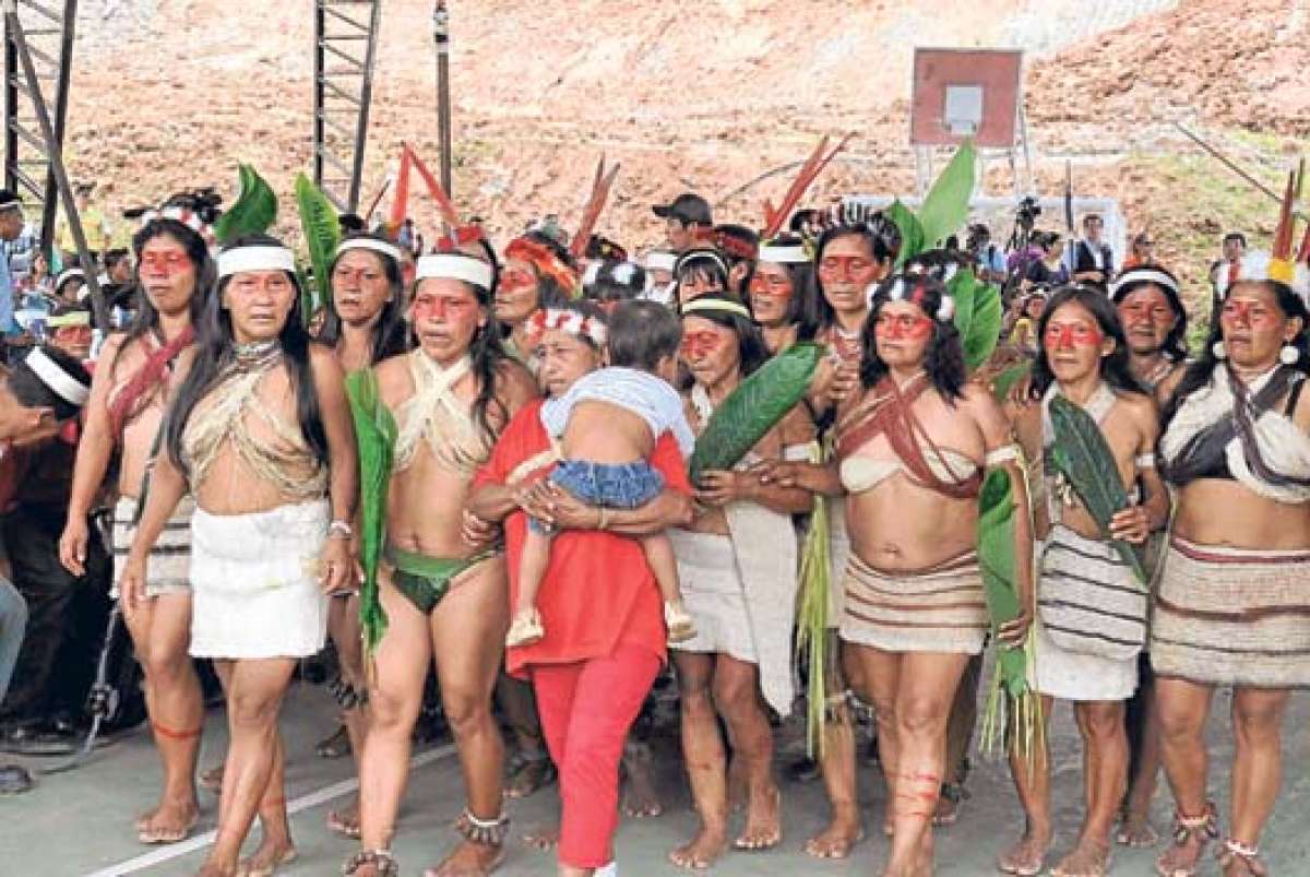 Seg&uacute;n el presidente Rafael Correa, el material gen&eacute;tico de los waorani es especial porque son inmunes a ciertas enfermedades debido a su aislamiento. Foto: Archivo.