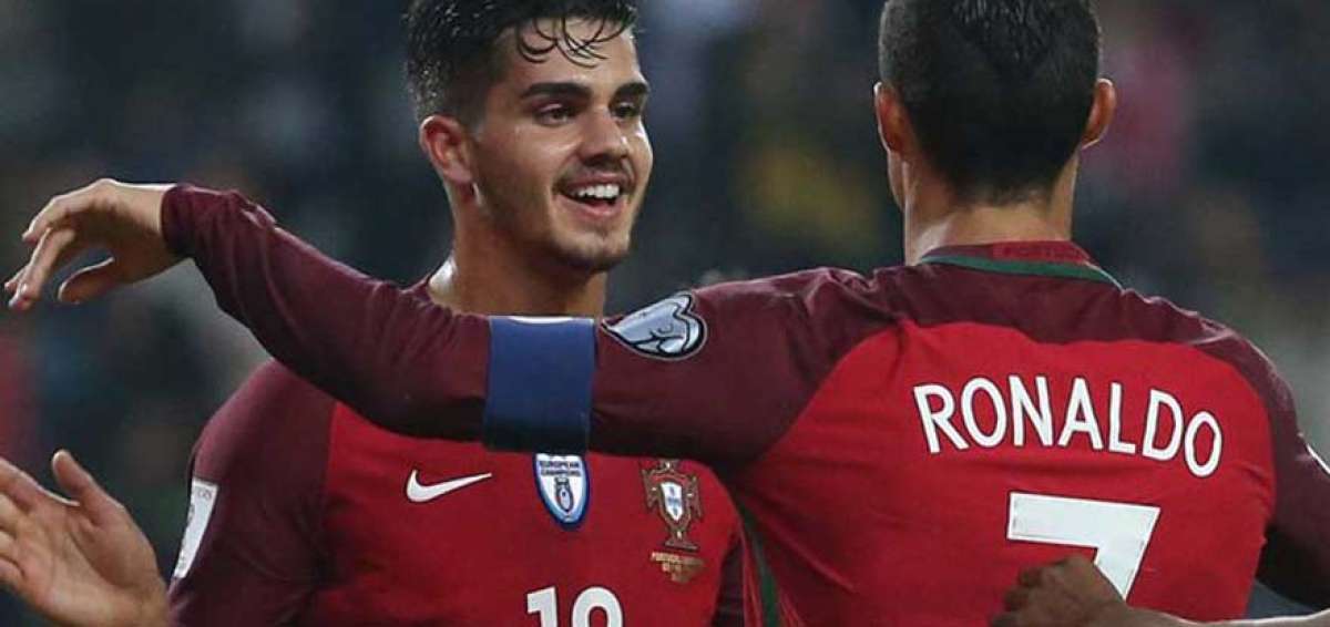 Para Andr&eacute; Silva es "un sue&ntilde;o de ni&ntilde;o" jugar al lado de Ronaldo