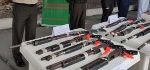 Polic&iacute;a Nacional entreg&oacute; 556 armas de fuego para su destrucci&oacute;n a las FFAA