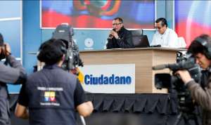 El Enlace Ciudadano 414 se desarroll&oacute; desde P&iacute;ntag (Pichincha). Foto: Presidencia 