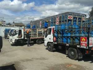 Centros de Acopio iniciaron hoy la distribuci&oacute;n de los cilindros en varios sectores de la capital. Foto: Cortes&iacute;a