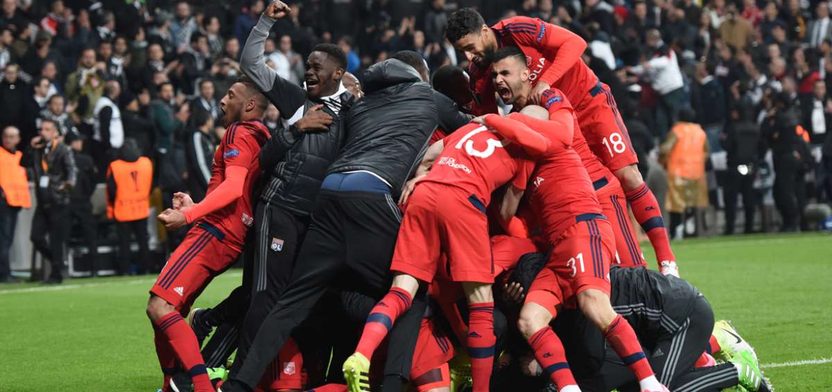 Lyon elimina al Besiktas en penales y jugar&aacute; semifinales de la Europa League