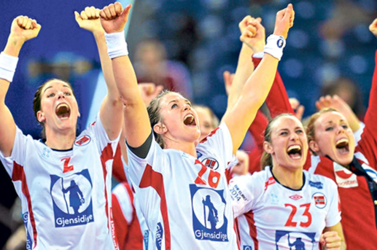 El dominio de la selecci&oacute;n noruega de balonmano se ratifica con 6 t&iacute;tulos y 9 finales disputadas. El equipo fue campe&oacute;n mundial en Londres 2012. Foto: AFP