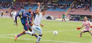 El delantero colombiano Juan Sebasti&aacute;n Herrera anot&oacute; los dos goles del triunfo celeste y se convirti&oacute; en la figura del partido.