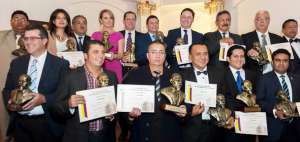 Periodistas, medios, emprendedores, autoridades y luchadores sociales recibieron el galard&oacute;n.
