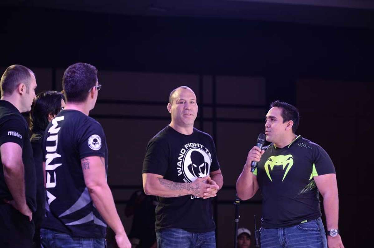 Despu&eacute;s del torneo, el brasile&ntilde;o Wanderlei Silva dio un seminario de MMA. Foto: Pilar Vera / El Tel&eacute;grafo