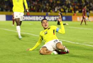 Kendry Páez fue la principal figura de Ecuador en el Sudamericano.