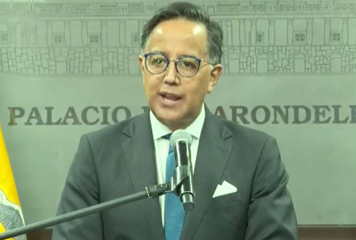 Diego Ordóñez, secretario de Seguridad Pública y Estado, informó sobre el trabajo que realiza el gobierno por la seguridad del país.