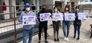 Familiares de la menor piden justicia. 