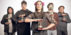 Carlos Pab&oacute;n, los hermanos Adri&aacute;n y N&iacute;nive S&aacute;nchez, Adri&aacute;n Vargas y Felipe Romo integran Vernepia. Foto: Cortes&iacute;a