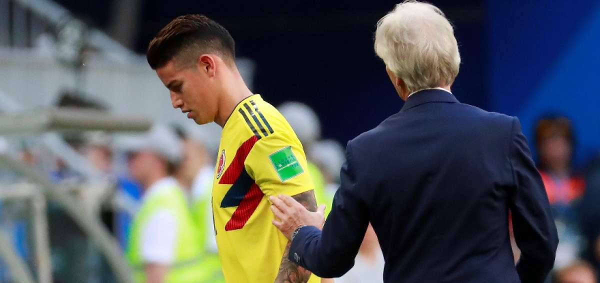 James Rodr&iacute;guez tuvo que ser reemplazado por lesi&oacute;n en el &uacute;ltimo partido de Colombia ante Senegal.