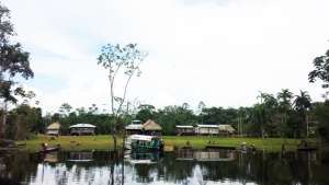 Puerto Estrella es uno de los puntos que atraviesan las aguas del r&iacute;o Putumayo, uno de los afluentes m&aacute;s importantes del Amazonas. Foto: Jorge Rivas