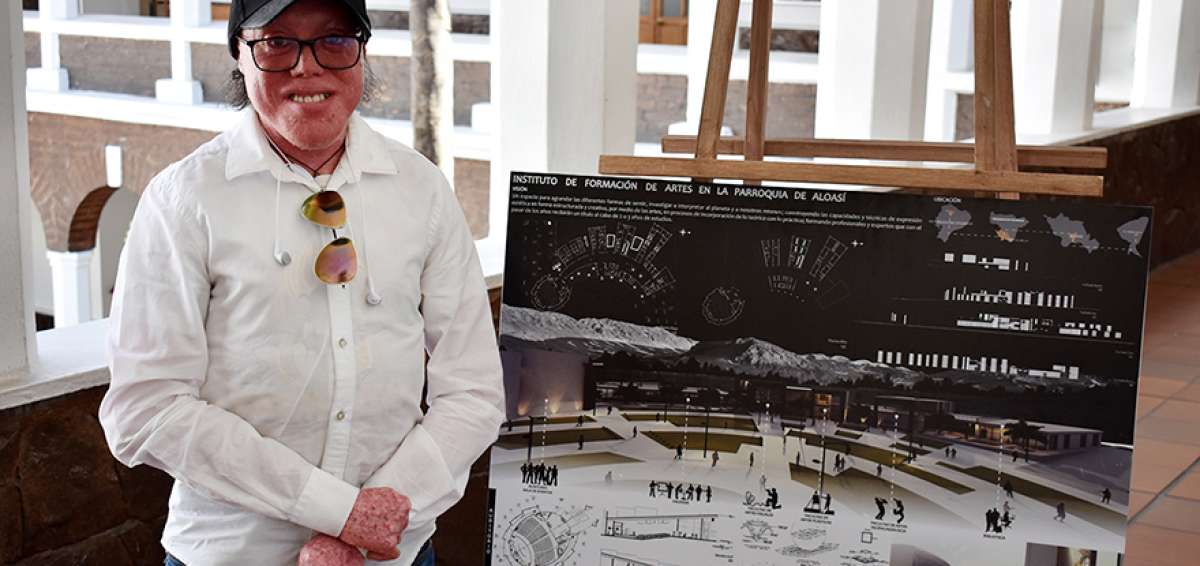 Hace dos meses H&eacute;ctor Sol&iacute;s se gradu&oacute; como arquitecto en la Universidad UTE de Quito. &Eacute;l present&oacute; su dise&ntilde;o como trabajo de titulaci&oacute;n. 