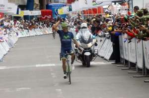 Byron Guam&aacute; protagoniz&oacute; una lucha cerrada con Joseph Rosskopf  y Juan Pablo Su&aacute;rez. Foto: Cortes&iacute;a Ministerio del Deporte