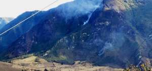 Incendio en el volc&aacute;n Pululahua supera las 80 hect&aacute;reas afectadas