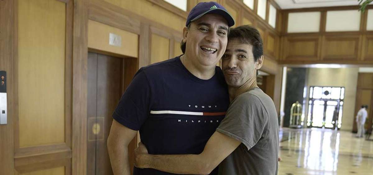 La dupla de los 53 goles en 1996 se reencontr&oacute;