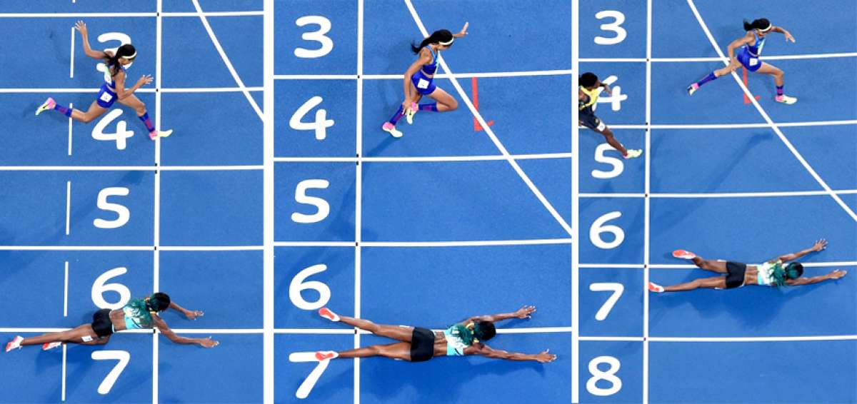 Aqu&iacute; una secuencia como Miller se lanz&oacute; para ganar el oro en los 400 metros.
