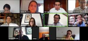 &rarr;La Comisi&oacute;n de Justicia sesion&oacute; ayer mediante teleconferencia.