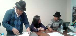 Los afectados se reunieron la ma&ntilde;ana de ayer, en su sede de Latacunga, con las autoridades del Movimiento Ind&iacute;gena y Campesino de Cotopaxi.