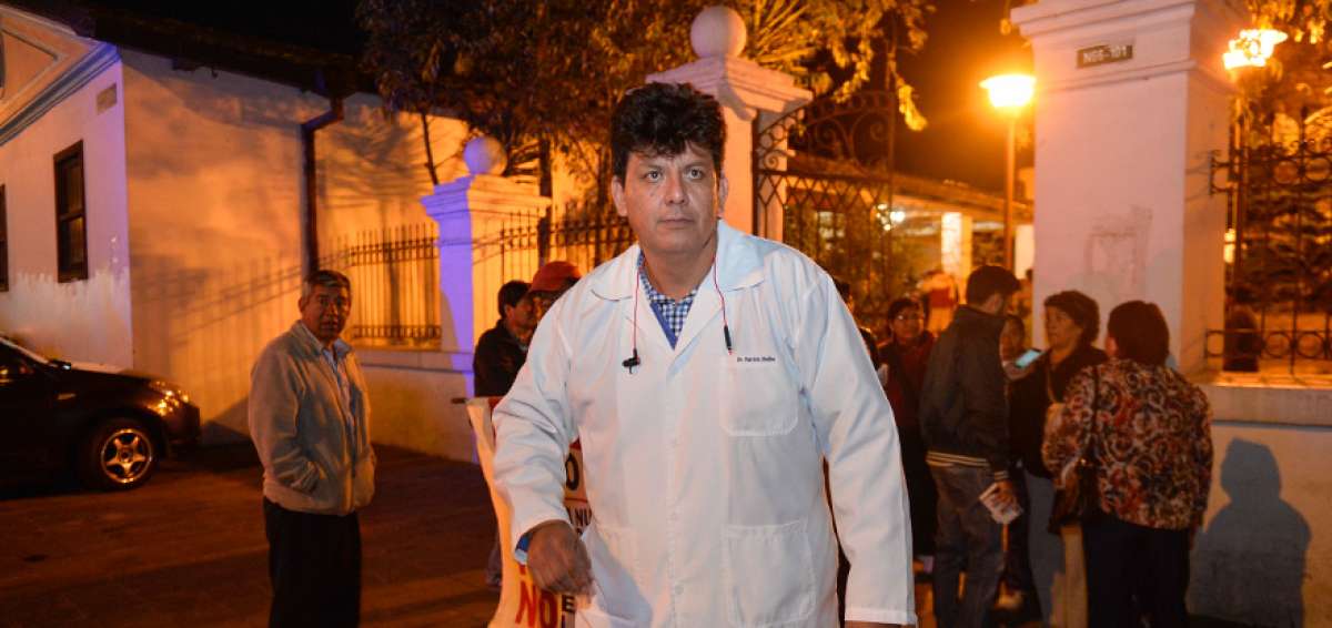 Patricio Molina, vocero de los grupos de oposici&oacute;n al proyecto de telef&eacute;ricos.