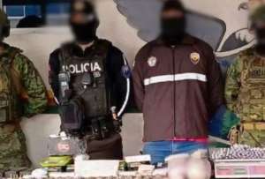 La Policía intervino un laboratorio de droga en una vivienda de Guayas.