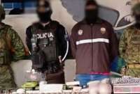 La Policía intervino un laboratorio de droga en una vivienda de Guayas.