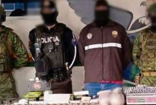 La Policía intervino un laboratorio de droga en una vivienda de Guayas.