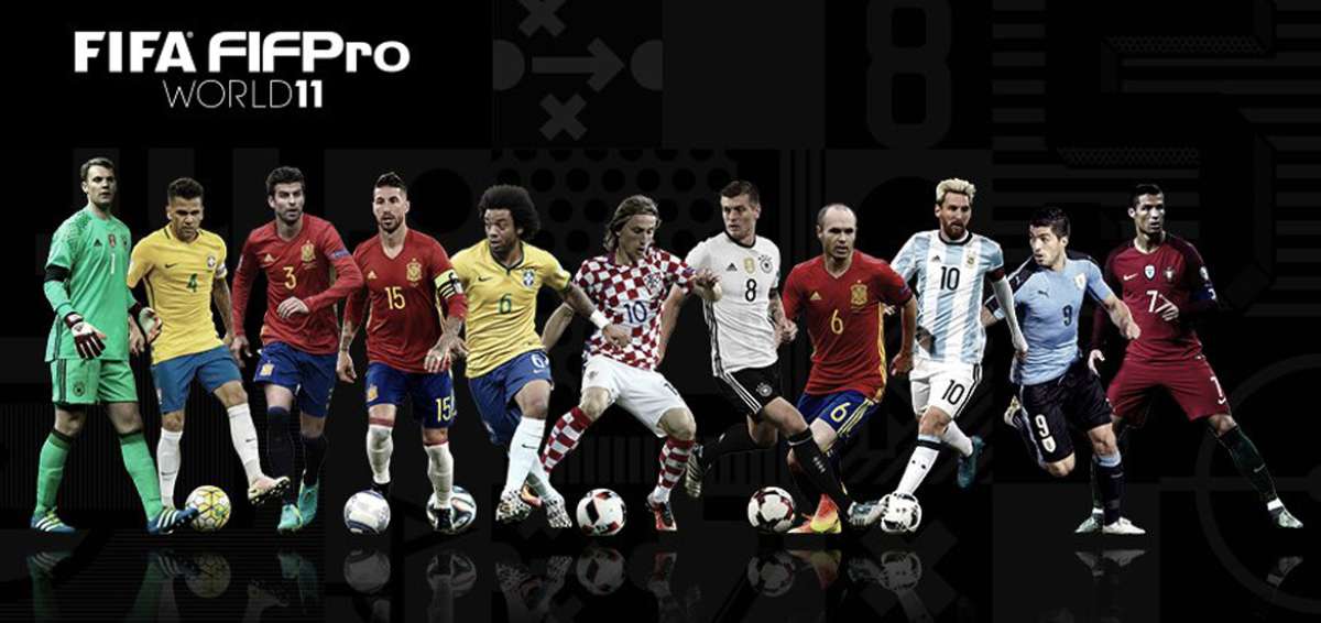 FIFA present&oacute; el once ideal en la entrega de los premios The Best