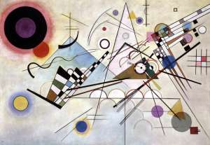 Vasily Kandinsky, Composici&oacute;n 8 (1923). Colecci&oacute;n Museo Guggenheim, Nueva York. Foto internet